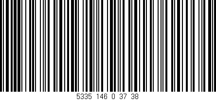 Código de barras (EAN, GTIN, SKU, ISBN): '5335_146_0_37/38'