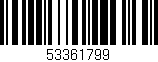 Código de barras (EAN, GTIN, SKU, ISBN): '53361799'