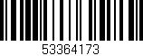 Código de barras (EAN, GTIN, SKU, ISBN): '53364173'