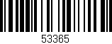 Código de barras (EAN, GTIN, SKU, ISBN): '53365'