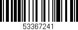Código de barras (EAN, GTIN, SKU, ISBN): '53367241'