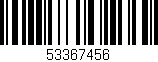 Código de barras (EAN, GTIN, SKU, ISBN): '53367456'