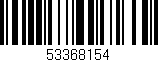 Código de barras (EAN, GTIN, SKU, ISBN): '53368154'