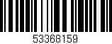 Código de barras (EAN, GTIN, SKU, ISBN): '53368159'