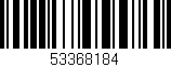 Código de barras (EAN, GTIN, SKU, ISBN): '53368184'
