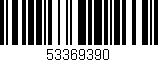 Código de barras (EAN, GTIN, SKU, ISBN): '53369390'