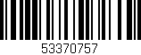 Código de barras (EAN, GTIN, SKU, ISBN): '53370757'