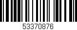 Código de barras (EAN, GTIN, SKU, ISBN): '53370876'