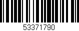Código de barras (EAN, GTIN, SKU, ISBN): '53371790'