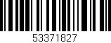 Código de barras (EAN, GTIN, SKU, ISBN): '53371827'