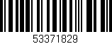 Código de barras (EAN, GTIN, SKU, ISBN): '53371829'
