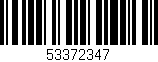 Código de barras (EAN, GTIN, SKU, ISBN): '53372347'