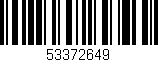Código de barras (EAN, GTIN, SKU, ISBN): '53372649'