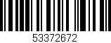 Código de barras (EAN, GTIN, SKU, ISBN): '53372672'
