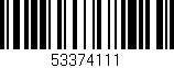 Código de barras (EAN, GTIN, SKU, ISBN): '53374111'