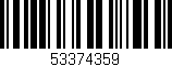 Código de barras (EAN, GTIN, SKU, ISBN): '53374359'