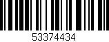 Código de barras (EAN, GTIN, SKU, ISBN): '53374434'