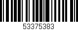 Código de barras (EAN, GTIN, SKU, ISBN): '53375383'