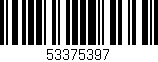 Código de barras (EAN, GTIN, SKU, ISBN): '53375397'