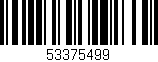 Código de barras (EAN, GTIN, SKU, ISBN): '53375499'