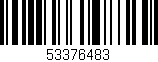 Código de barras (EAN, GTIN, SKU, ISBN): '53376483'