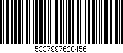 Código de barras (EAN, GTIN, SKU, ISBN): '5337997628456'