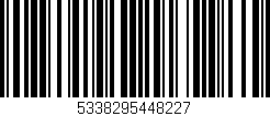 Código de barras (EAN, GTIN, SKU, ISBN): '5338295448227'