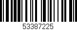 Código de barras (EAN, GTIN, SKU, ISBN): '53387225'