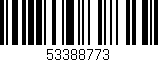 Código de barras (EAN, GTIN, SKU, ISBN): '53388773'