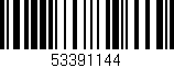 Código de barras (EAN, GTIN, SKU, ISBN): '53391144'