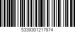 Código de barras (EAN, GTIN, SKU, ISBN): '5339301217974'
