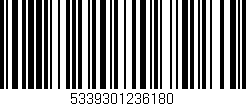 Código de barras (EAN, GTIN, SKU, ISBN): '5339301236180'