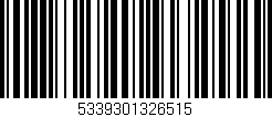 Código de barras (EAN, GTIN, SKU, ISBN): '5339301326515'