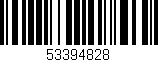 Código de barras (EAN, GTIN, SKU, ISBN): '53394828'