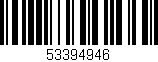 Código de barras (EAN, GTIN, SKU, ISBN): '53394946'