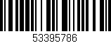 Código de barras (EAN, GTIN, SKU, ISBN): '53395786'