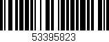 Código de barras (EAN, GTIN, SKU, ISBN): '53395823'