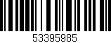 Código de barras (EAN, GTIN, SKU, ISBN): '53395985'