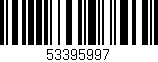 Código de barras (EAN, GTIN, SKU, ISBN): '53395997'