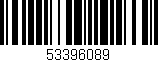 Código de barras (EAN, GTIN, SKU, ISBN): '53396089'