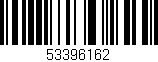 Código de barras (EAN, GTIN, SKU, ISBN): '53396162'