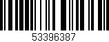 Código de barras (EAN, GTIN, SKU, ISBN): '53396387'
