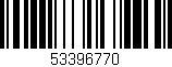 Código de barras (EAN, GTIN, SKU, ISBN): '53396770'