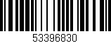 Código de barras (EAN, GTIN, SKU, ISBN): '53396830'