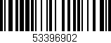 Código de barras (EAN, GTIN, SKU, ISBN): '53396902'