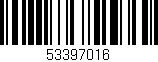 Código de barras (EAN, GTIN, SKU, ISBN): '53397016'