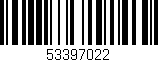 Código de barras (EAN, GTIN, SKU, ISBN): '53397022'