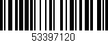 Código de barras (EAN, GTIN, SKU, ISBN): '53397120'