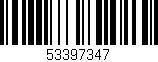 Código de barras (EAN, GTIN, SKU, ISBN): '53397347'