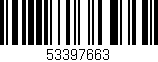 Código de barras (EAN, GTIN, SKU, ISBN): '53397663'
